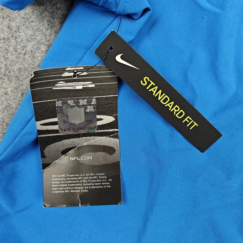 Nike‎ Los Angeles Chargers Polo Shirt Womens Large Blue NFL Football Dri Fit New